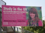 Study in the UK billboard